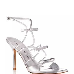Stuart Weitzman MSRP $550
Women's Tully 100 Bow Strappy Sandals sz 7.5B